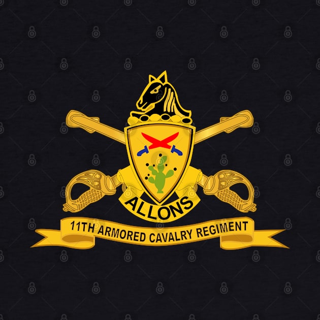 11th Armored Cavalry Regiment w Br - Ribbon by twix123844